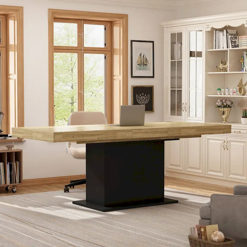 Table extensible Table à manger Table de réunion Poste de travail