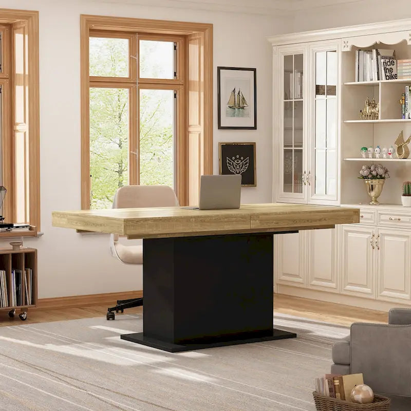 Table extensible Table à manger Table de réunion Poste de travail