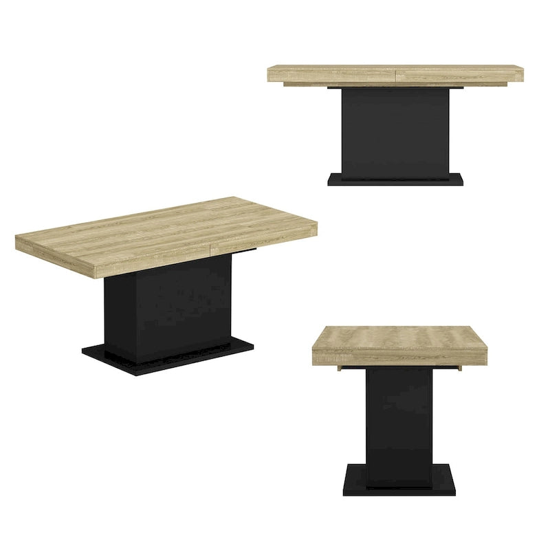 Table extensible Table à manger Table de réunion Poste de travail