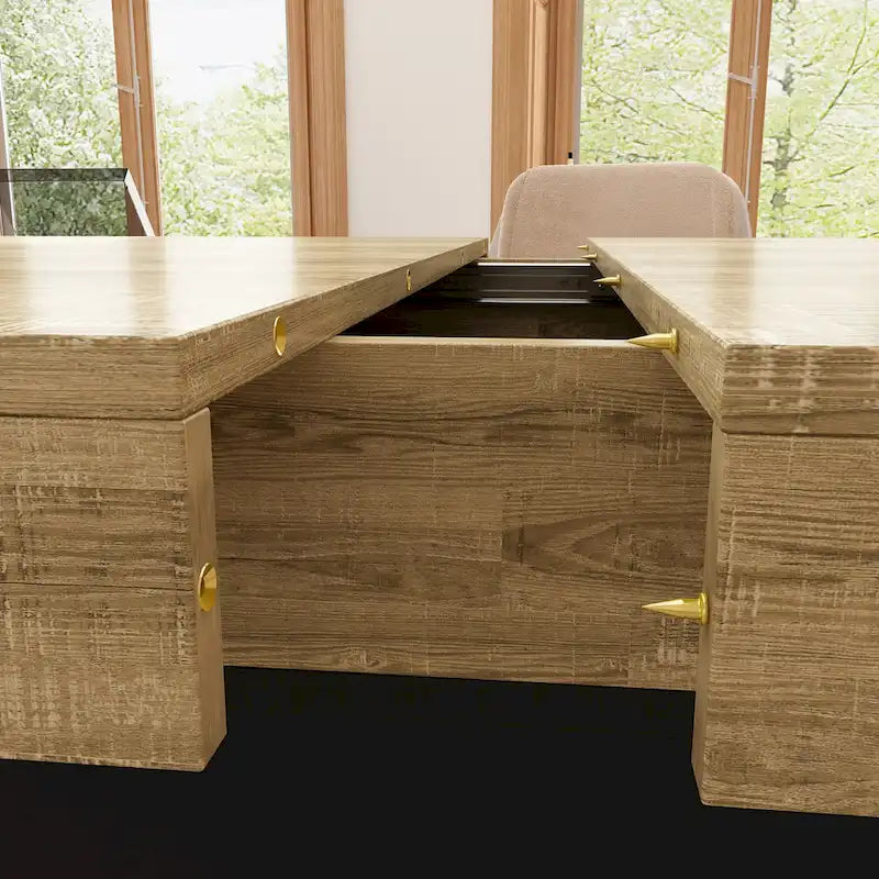 Table extensible Table à manger Table de réunion Poste de travail