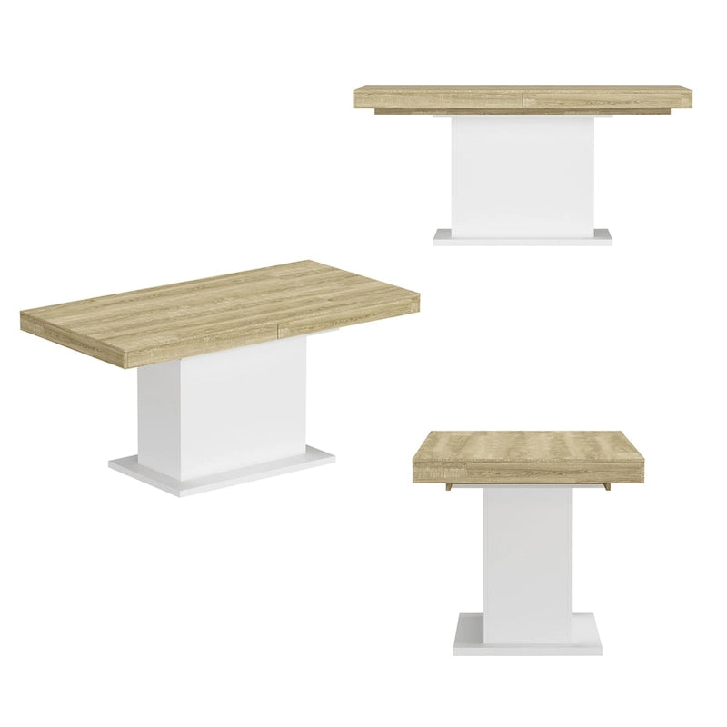 Table extensible Table à manger Table de réunion Poste de travail