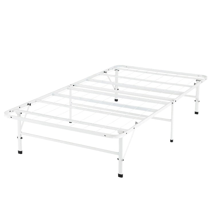 Cadre de lit plateforme pliable en métal de 14 pouces