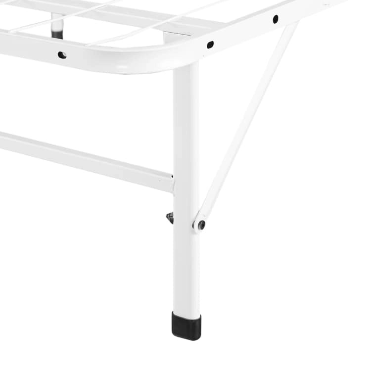 Cadre de lit plateforme pliable en métal de 14 pouces