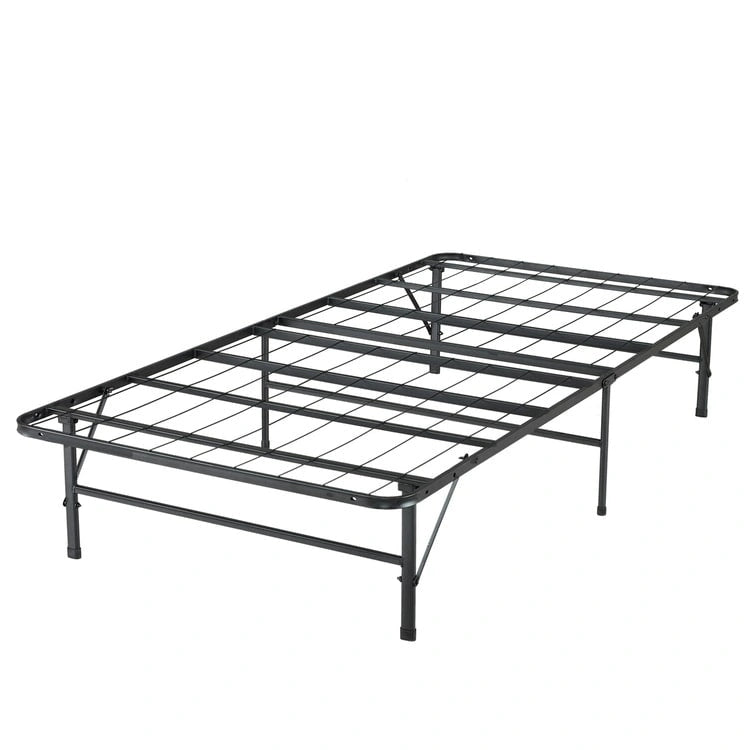 Cadre de lit plateforme pliable en métal de 14 pouces