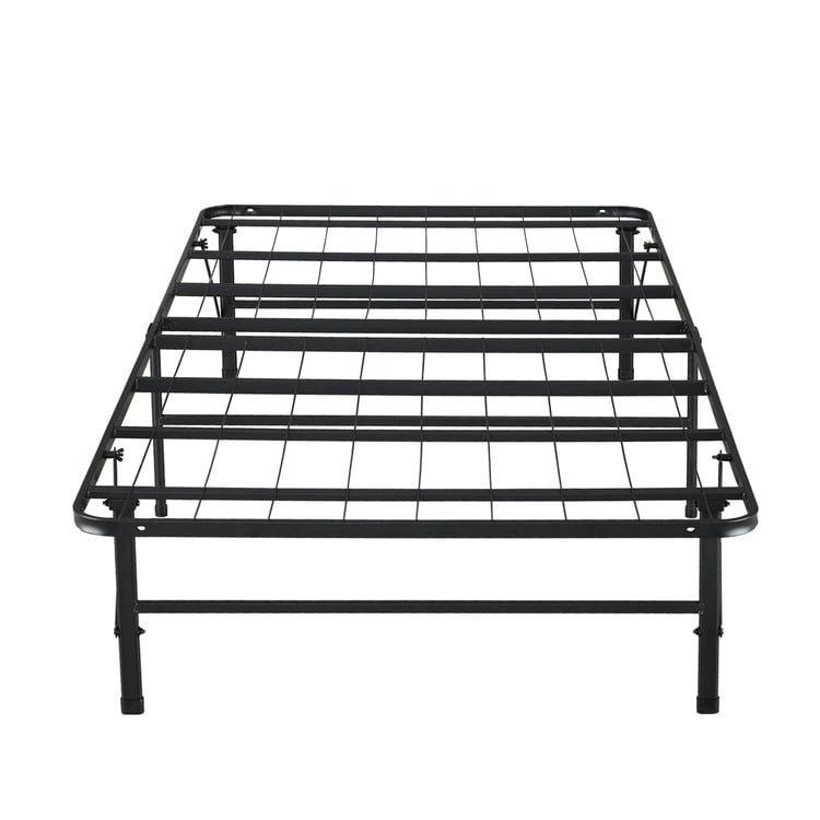 Cadre de lit plateforme pliable en métal de 14 pouces