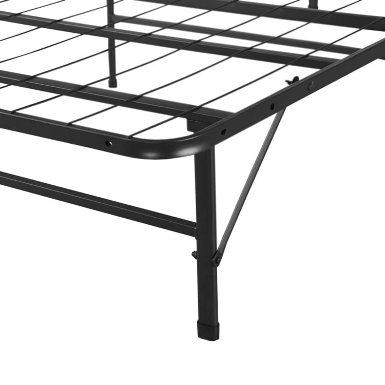 Cadre de lit plateforme pliable en métal de 14 pouces