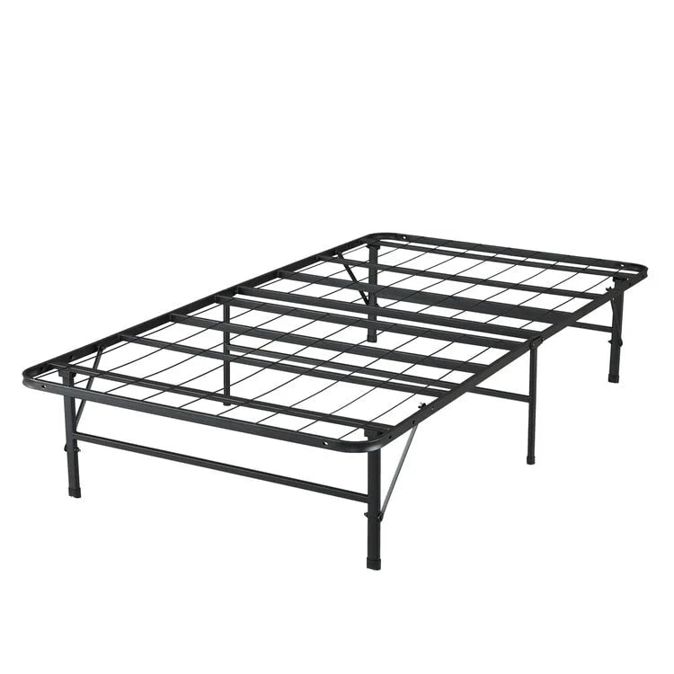 Cadre de lit plateforme pliable en métal de 14 pouces