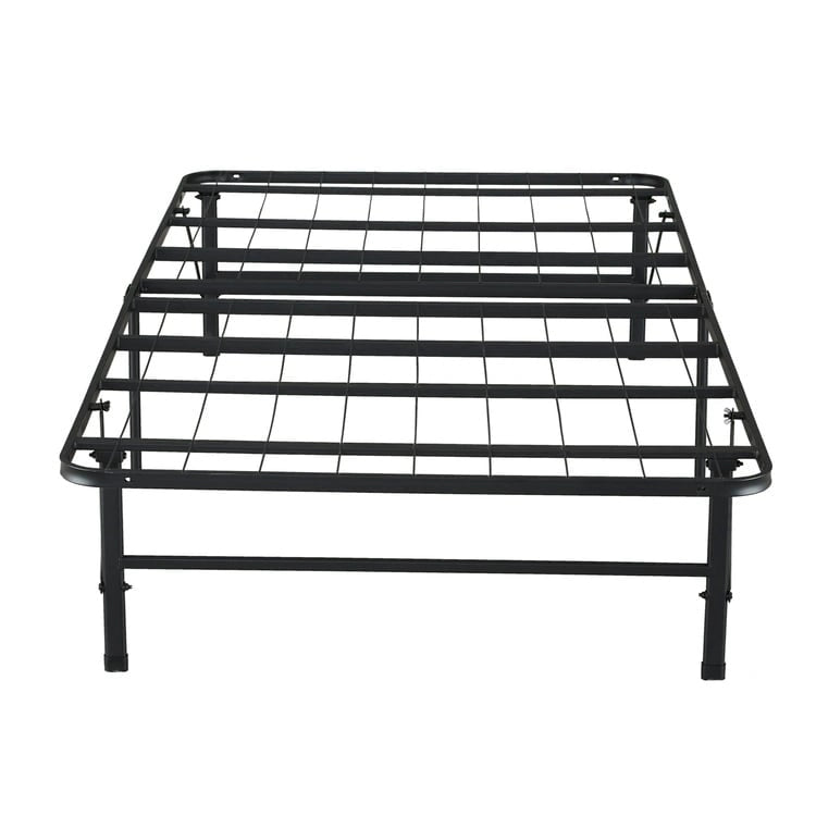 Cadre de lit plateforme pliable en métal de 14 pouces